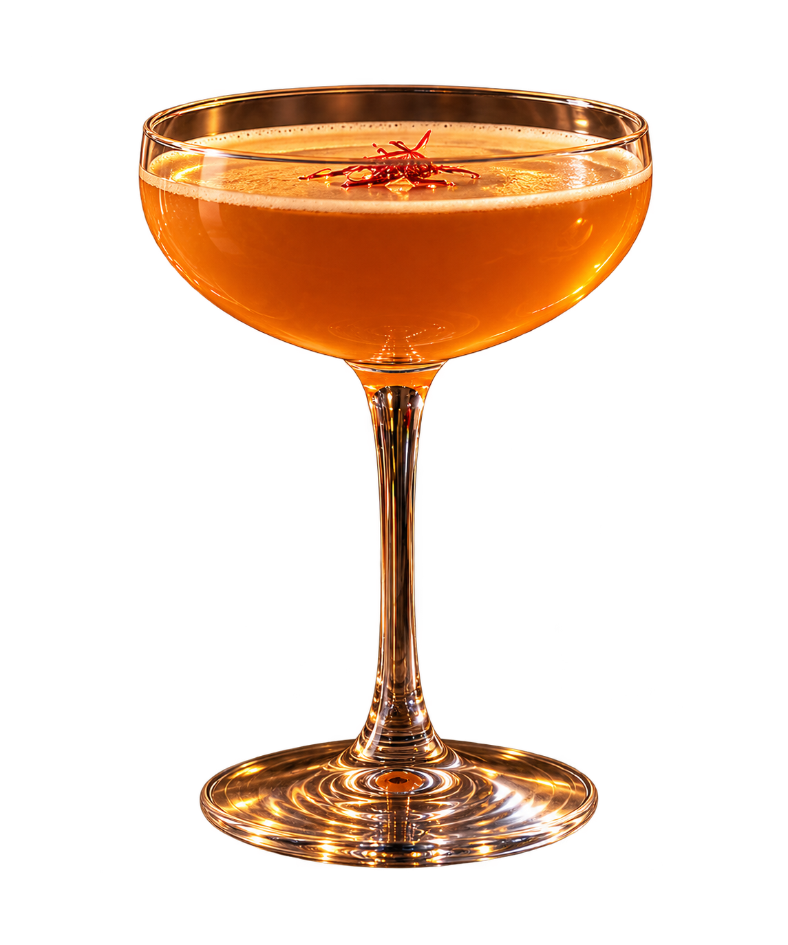 Gather & Judge cocktail in a coupe, chilled